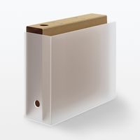 無印良品 ポリプロピレンファイルボックス スタンダードタイプ Ａ４用 約幅１０×奥行３２×高さ２４ｃｍ クリア 10個 良品計画