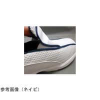 山一 消臭クッションインソール スリッポンシューズ ブラック 25.0cm 81BK250 1足 68-0512-17（直送品）