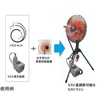 ETG Japan 工場扇取付ミストキット EC-F-02 1個 65-2744-75（直送品）