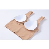 グローバル・ジャパン エアーフィット上腹シェイプブラ3色組 S~M ブラック・ベージュ・ネイビー 67-7413-54 1枚(3枚)（直送品）