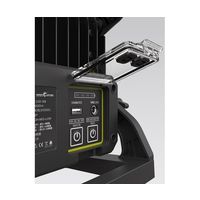 グッド・グッズ 充電式LED 100W 調光3モード 赤警告灯付き 充電/給電兼用 YC100-NB 1台 67-6434-18（直送品）