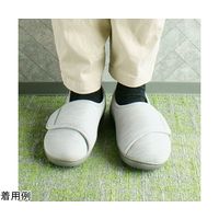 小野商事 介護シューズ マジックテープタイプ グレー S WS8005 1足 65-8998-17（直送品）