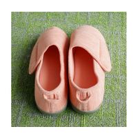 小野商事 介護シューズ マジックテープタイプ ピンク L WS8001 1足 65-8998-16（直送品）