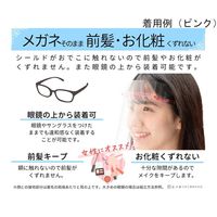 ミノル化学工業 HMフェイスシールド ブラック 1セット (フレーム1個+替シールド5枚) hmfs_black_1set（直送品）