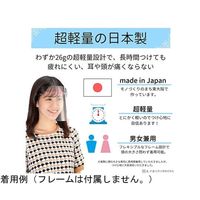 アズワン HMフェイスシールド 替シールド 10枚×10セット 67-4765-23 1ケース(100枚)（直送品）