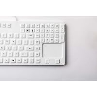 GETT 洗えるシリコンキーボード IP68保護 有線USBケーブル キー数109 KSI-U10210 1個 67-5721-43（直送品）