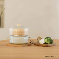 富士ホーロー 竹せいろ 18cm 単品 せいろ付きホーロー鍋専用  SERSー18 1個