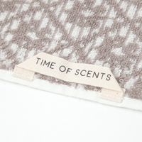 ジャガード速乾抗菌フェイスタオル TIME OF SCENTS グレー studio CLIP