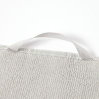 チェックガーゼパイルフェイスタオル グレー studio CLIP