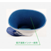 ジェイワークスプランニング 婦人ゴム長靴 ロール底 インソール付き JKL-0815　23.0cm ネイビー 1足（直送品）