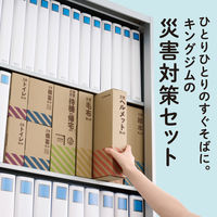 【防災セット】キングジム 差し替えボックス（待機～帰宅） STKSー100ーBX 1個