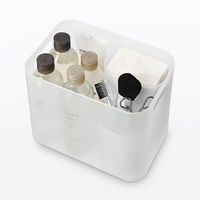 無印良品 再生ポリプロピレン入りメイクボックス 約１５０×２２０×１６９ｍｍ 良品計画