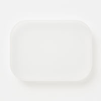 無印良品 再生ポリプロピレン入りメイクボックス用フタ Ｓ 約１１７×１５７×２０ｍｍ 1セット（1個×2） 良品計画