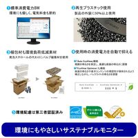 EIZO FlexScan 液晶モニター 24.1インチ EV2410RーWT 画面回転機能、上下昇降機能 1台