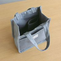 岩崎工業 保冷巾着付きランチトート ランチバック  LFー546 グレー 1個