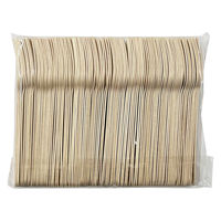 今村紙工 木製フォーク 160mm 1セット（200本：100本入×2袋）