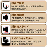 中央可鍛工業 シルエットチェア　多機能メッシュチェア　ランバーサポート付き　ブルー1脚（取寄品）