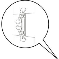 ツーダンクリップ 1箱（100個入） Q-T 銀鳥産業