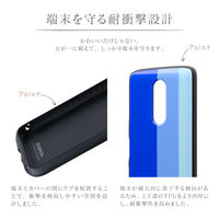 Xperia 1 SO-03L SOV40 耐衝撃ハイブリッドケース PALLET AIR Katie  トリコロールブルー（直送品）