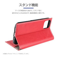 MSソリューションズ iPhone 11 Pro Max 薄型PUレザーフラップケース ピンク LP-IL19PRIPK 1個