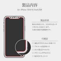 MSソリューションズ iPhone 11/iPhone XR ガラスフィルム ブルーライトカット LP-IM19FGB 1個