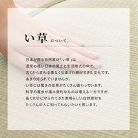 萩原 い草ラグ ヨセキ 1910×1910mm グリーン 81956811 1枚（直送品）