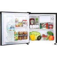 A-Stage コンパクトタイプ1ドア冷蔵庫46L ブラック AS-R46BK-100 1台（直送品）