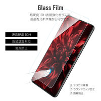 Galaxy S21 5G セット品 ケース カバー ガラスフィルム 液晶保護フィルム 耐衝撃ケース ブラック レンズカバー（直送品）