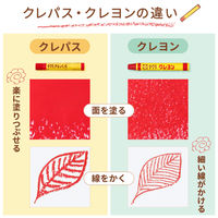 サクラクレパス サクラクレヨン太巻　単色（10本入）　ちゃいろ