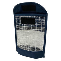 ガードナー 透明ポーチ (紺) G7120-6 1セット(1枚×2)