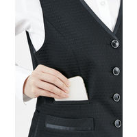 ボンマックス BONOFFICE ベスト ブラック 11号 AV1279-16-11（直送品）