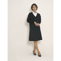 ボンマックス BONOFFICE カーディガン ブラック L KK7124-16-L（直送品）