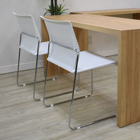 【軒先渡し】宮武製作所 MaD3.14 スタッキングチェア ホワイト SCH-01WH 1セット（4脚入り）（直送品）