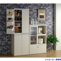 【軒先渡し】フナモコ キッチンストッカー 幅605×奥行445×高さ1800mm リアルウォールナット SSD-607 1台（直送品）