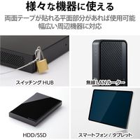 ロックプレート 取付パーツ セキュリティ 盗難防止 汎用 ESL-TP03 エレコム 1個（直送品）