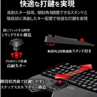 ワイヤレスキーボード トラックボール付 リストレスト付 高耐久 USBハブ付 ブラック TK-TB01DMBK エレコム 1個