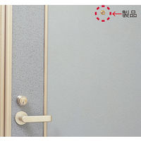 【ドアスコープ】ノムラテック 広角空転式ドアスコープ 160° ゴールド N-2067 1個