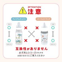 NUK パーフェクトマッチ ほ乳びん用 替えニップル 0カ月から S 丸穴 1箱（2個入）ダッドウェイ