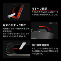 iPhone Air ガラスフィルム  覗き見防止180° 指紋防止 全画面保護（直送品）