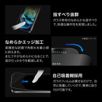 iPhone 17 Pro Max/iPhone 16 Pro Max ガラスフィルム  高透過 約92％ ブルーライトカット 指紋防止（直送品）