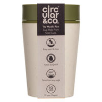 アイティインターナショナル 水筒 約 227ml CircularCup SDGs グリーン 422583 1個（直送品）