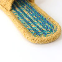 トモ・コーポレーション スリッパ コットンサンダル アーチ型 ハンドメイド イエロー 423404 1個（直送品）