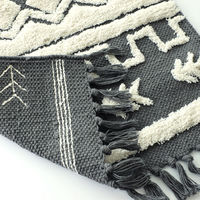 トモ・コーポレーション 玄関マット 45×75cm 室内 ボーホータッチ モノ 428127 1個（直送品）