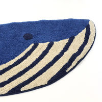 トモ・コーポレーション 玄関マット 50×120cm 室内 ロング クジラ 428132 1個（直送品）