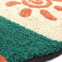 トモ・コーポレーション 玄関マット 40×40cm 室内 ココペリサン 428150 1個（直送品）