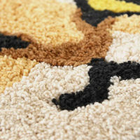 トモ・コーポレーション 玄関マット 41×48cm 室内 ねこ フェイス スナネコ 428158 1個（直送品）