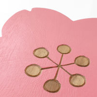 トモ・コーポレーション スツール 座面高25~26cm サクラ 天然木 433212 1個（直送品）