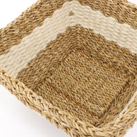 トモ・コーポレーション バスケット フルーツバスケット スクエア かご 収納 ホワイト 449263 1個（直送品）