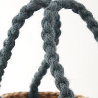 トモ・コーポレーション かご バスケット ジュート&シーグラス 持ち手付き 477894 1個（直送品）