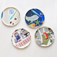 合同会社ビランク コースター RiCONIC 布張り ホワイト 479567 1個（直送品）